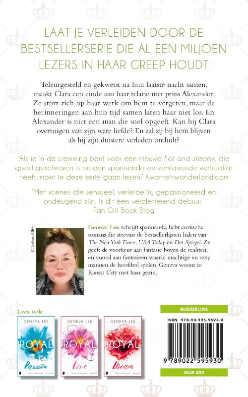 Achterkant van Royal Desire