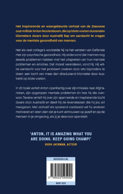 Achterkant van The Barefoot Dutchman