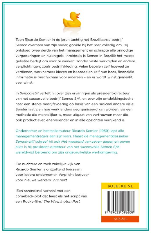 Achterkant van Semco-stijl