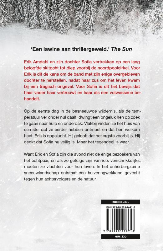 Achterkant van Waar bloed bevriest
