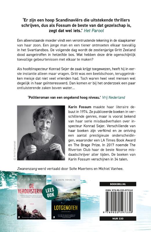 Achterkant van Zwanenzang