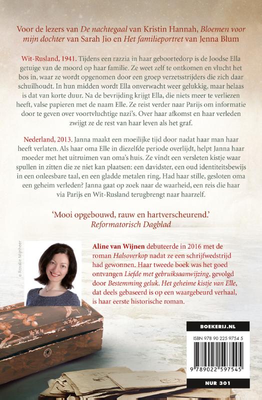 Achterkant van Het geheime kistje van Elle