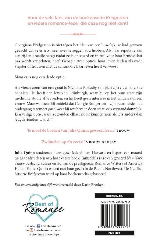 Achterkant van Een onverstandig huwelijk