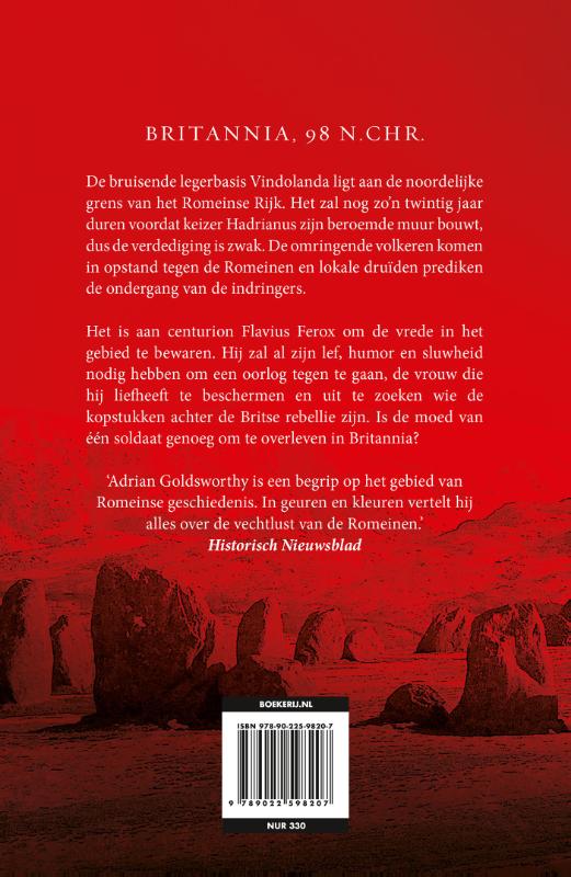 Achterkant van Vindolanda