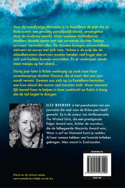 Achterkant van Eiland van de verloren meisjes