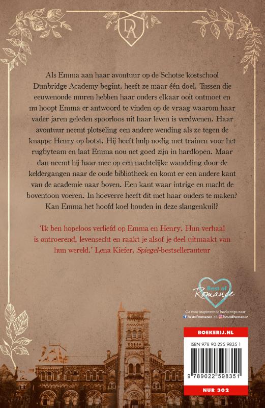 Achterkant van Dunbridge Academy - Middernachtsfeest