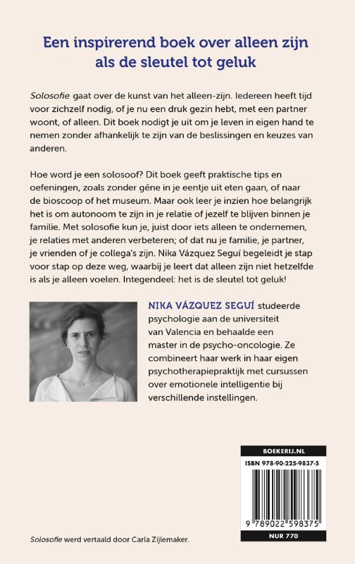 Achterkant van Solosofie