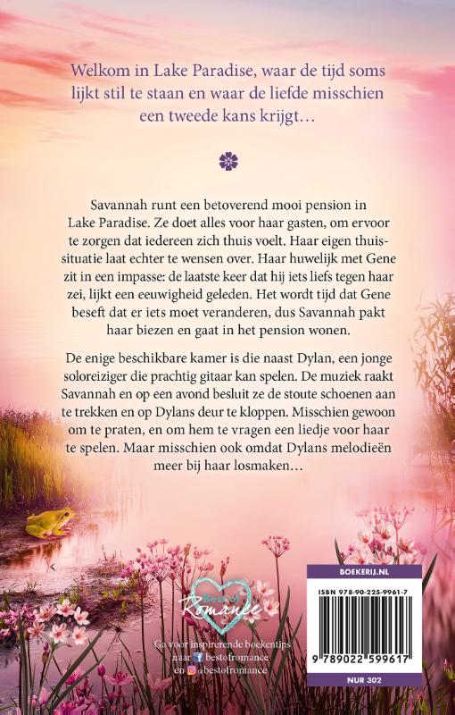 Achterkant van Liefde in Lake Paradise