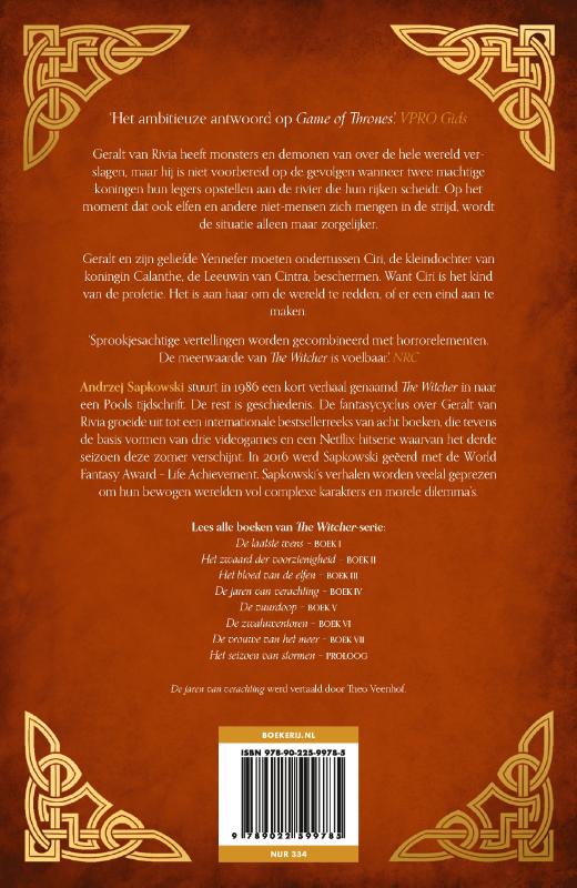 Achterkant van De jaren van verachting