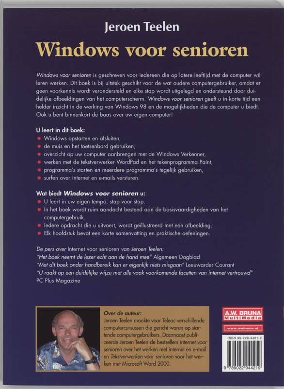 Achterkant van Windows 98