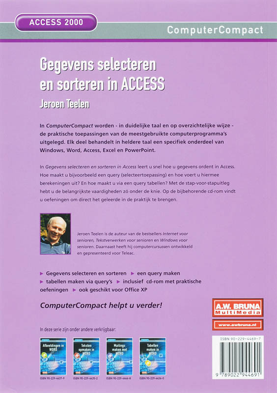 Achterkant van Gegevens selecteren en sorteren in Access