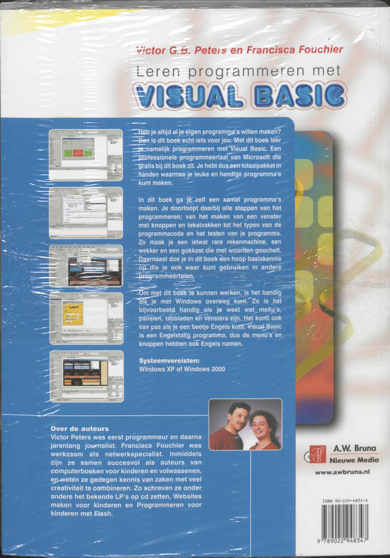 Achterkant van Leren programmeren met Visual Basic