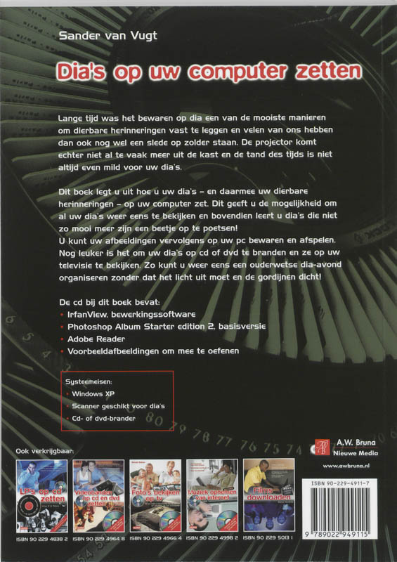 Achterkant van Dia's op uw computer zetten