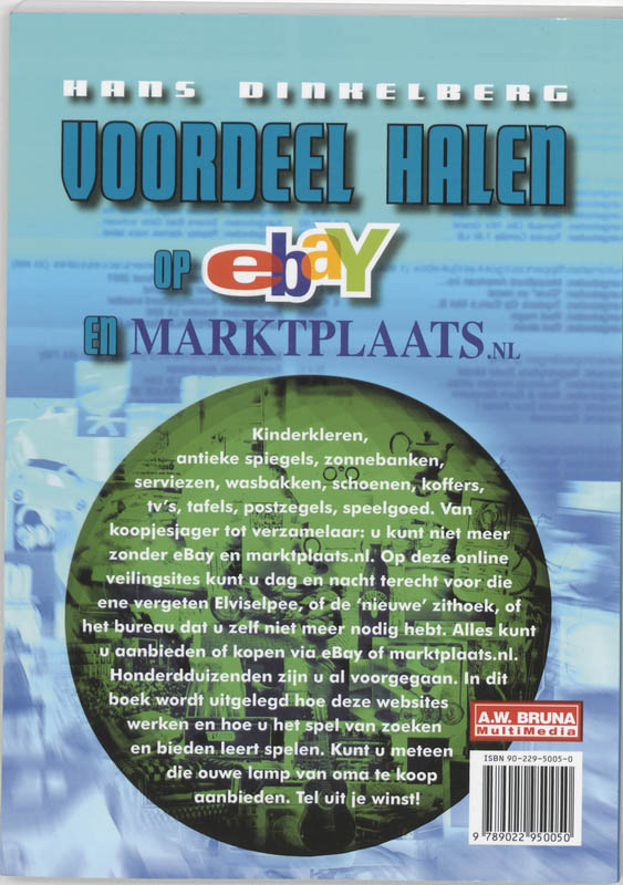 Achterkant van Voordeel halen op eBay en marktplaats.nl