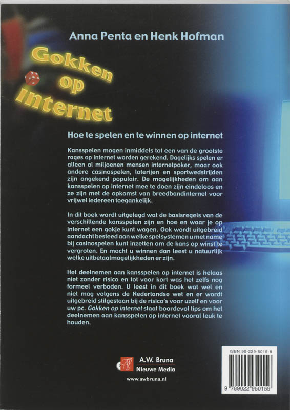 Achterkant van Gokken op internet
