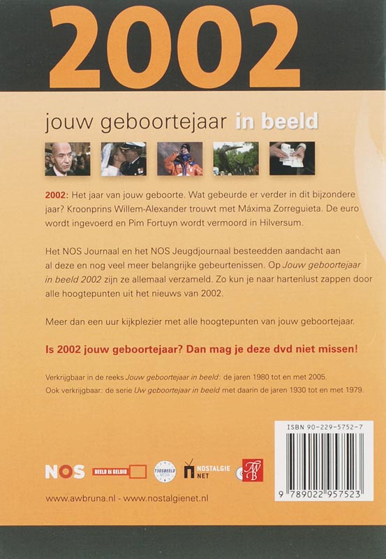 Achterkant van 2002