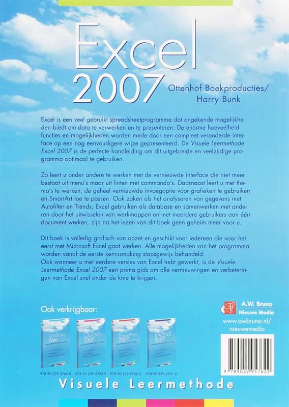 Achterkant van Excel 2007