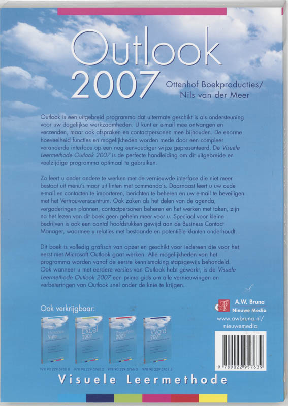 Achterkant van Outlook 2007