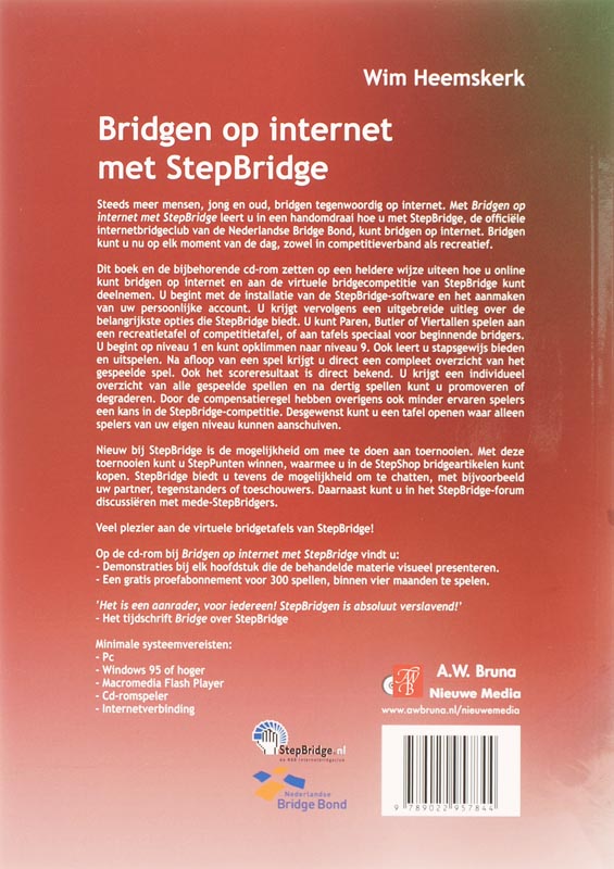 Achterkant van Bridgen op internet met StepBridge
