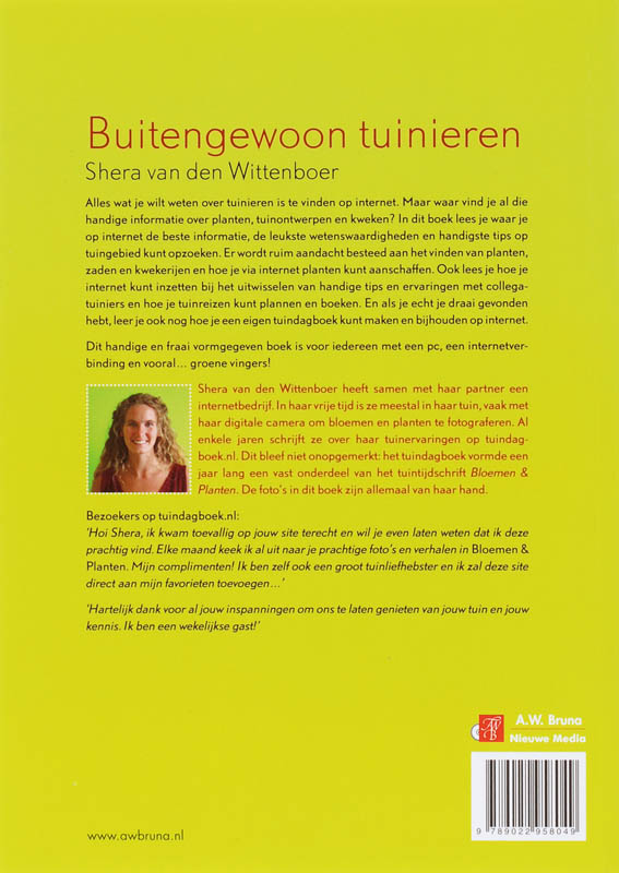 Achterkant van Buitengewoon tuinieren