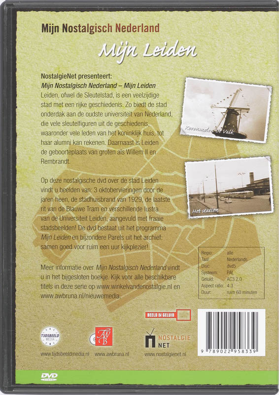 Achterkant van Mijn Leiden
