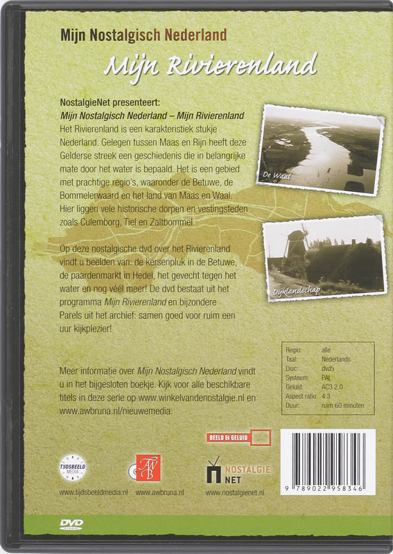 Achterkant van Rivierenland