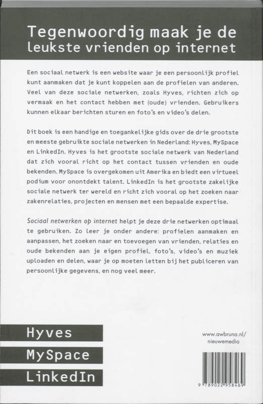 Achterkant van Sociaal netwerken op internet
