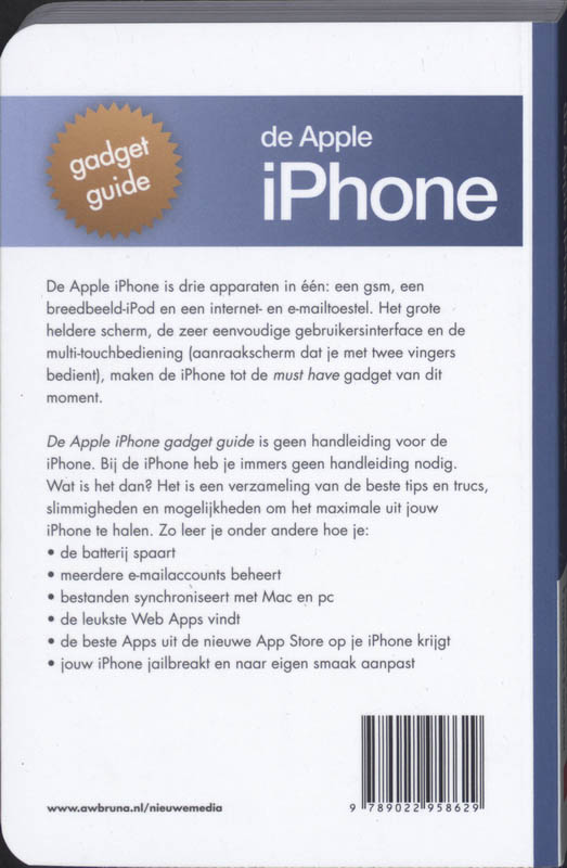 Achterkant van De Apple iPhone - gadget guide
