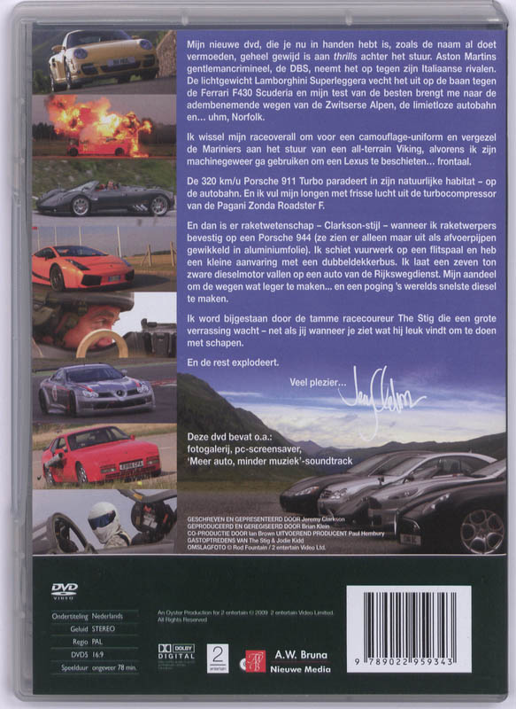 Achterkant van Clarkson Thriller