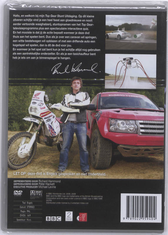 Achterkant van Richard Hammonds TopGear Stunt Uitdaging
