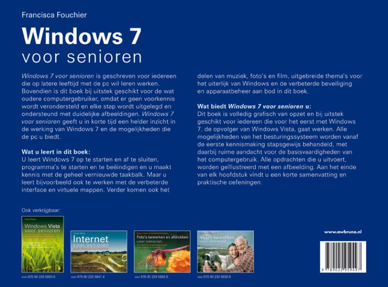 Achterkant van Windows 7 voor senioren