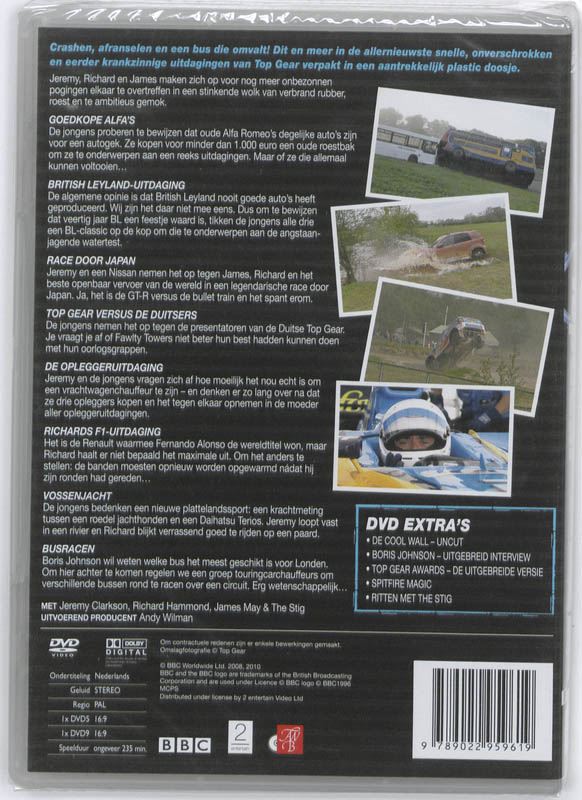 Achterkant van De uitdagingen
