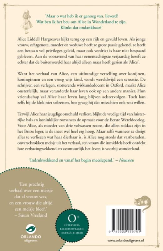 Achterkant van Ik was Alice