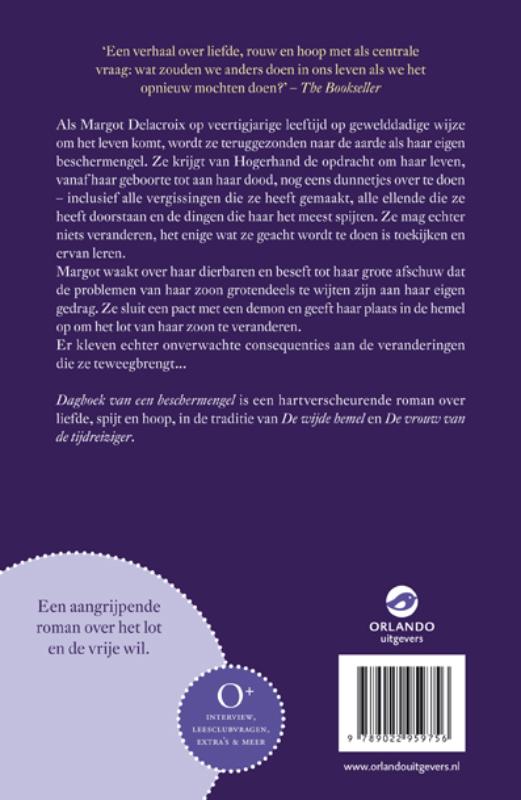 Achterkant van Dagboek van een beschermengel