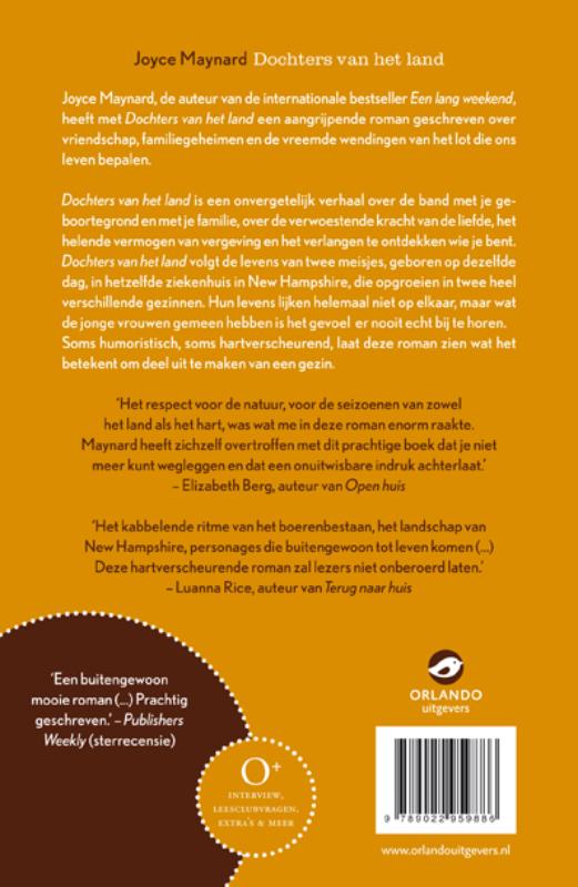 Achterkant van Dochters van het land