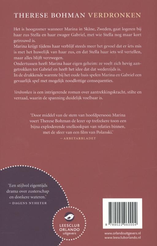 Achterkant van Verdronken