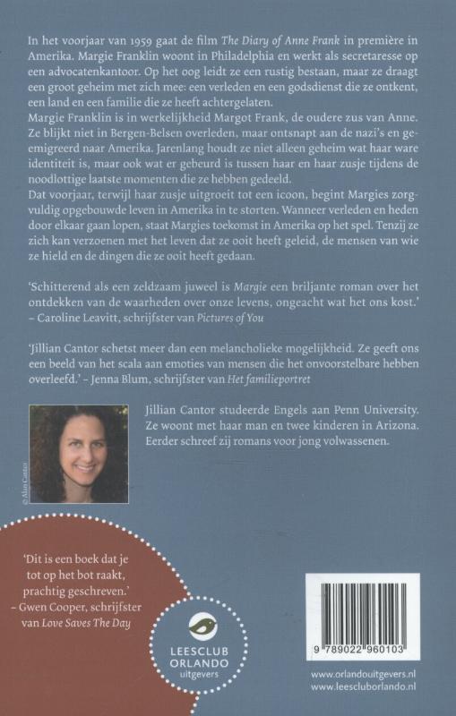 Achterkant van Margie