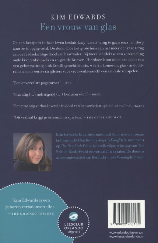 Achterkant van Een vrouw van glas