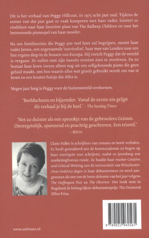 Achterkant van Onze eindeloze dagen