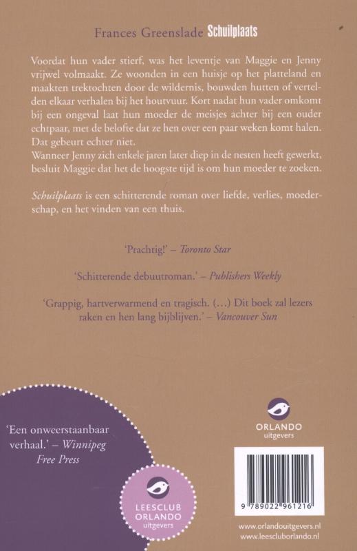 Achterkant van Schuilplaats