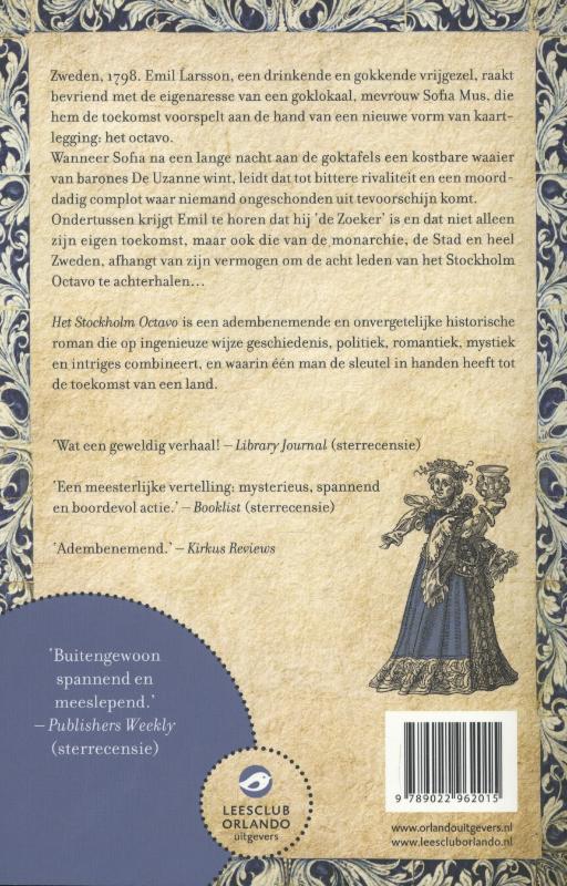 Achterkant van Het Stockholm Octavo