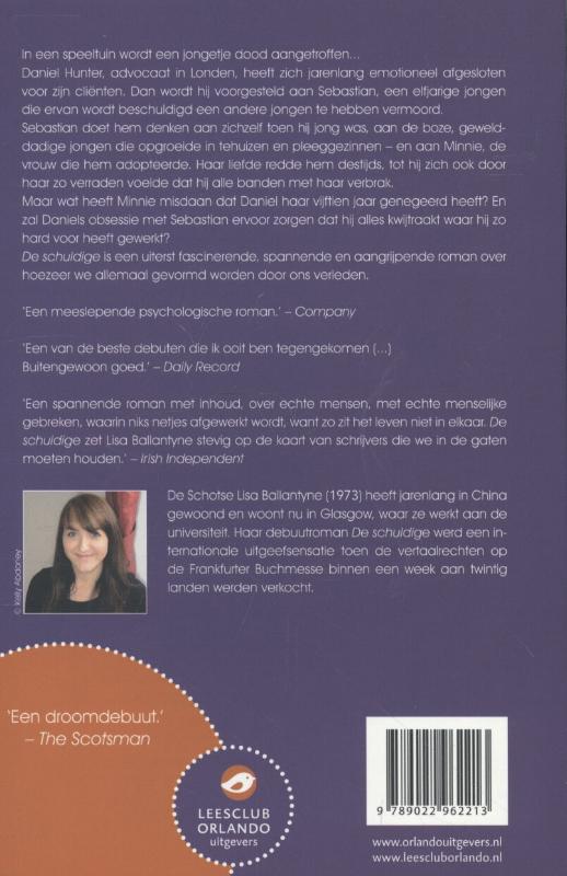Achterkant van De schuldige