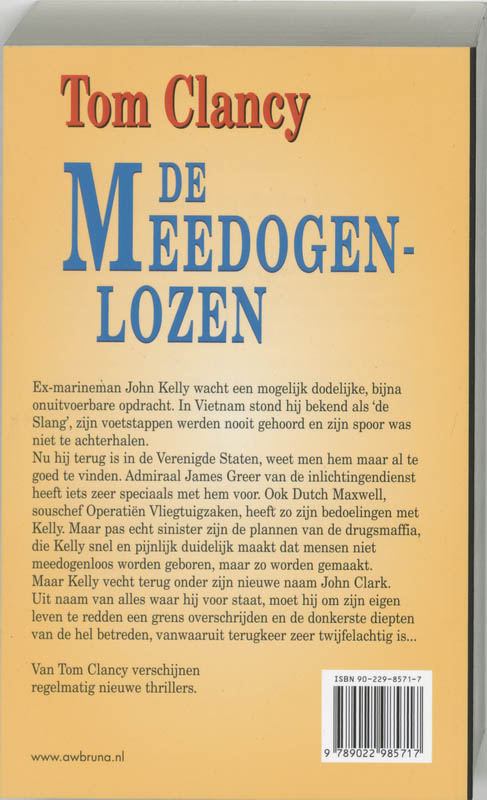 Achterkant van De meedogenlozen