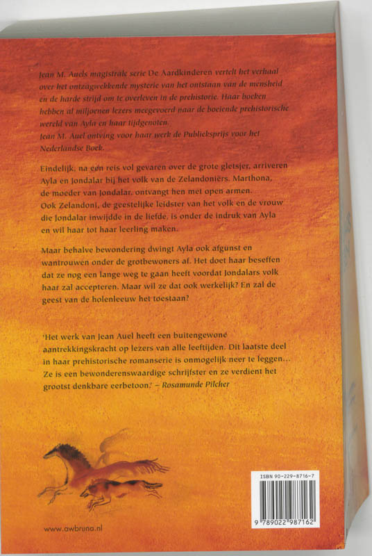 Achterkant van 5 Een vuurplaats in steen