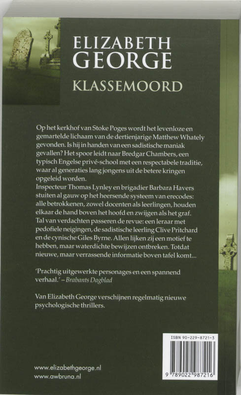 Achterkant van Klassemoord