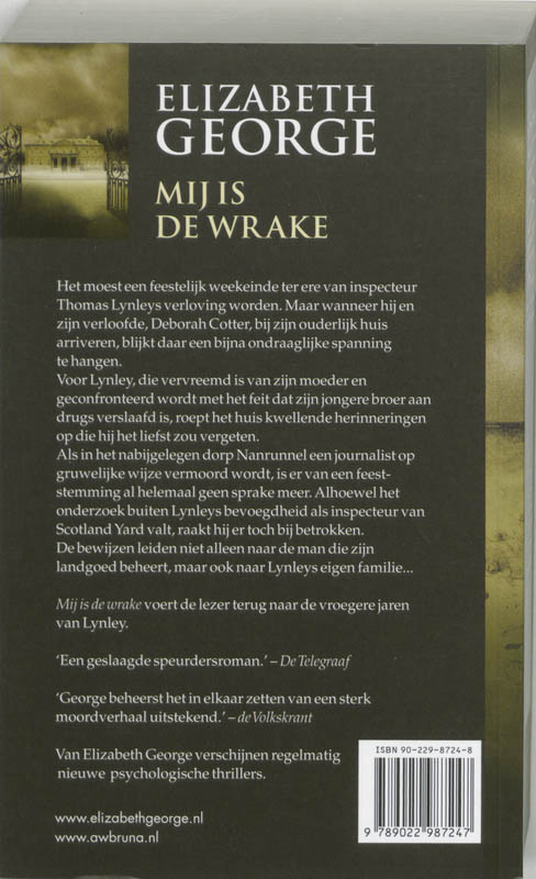Achterkant van Mij is de wrake