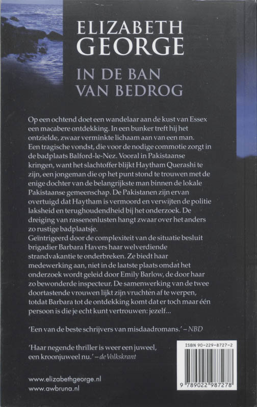 Achterkant van In de ban van bedrog