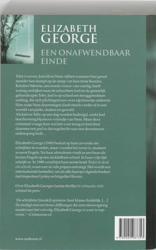 Achterkant van Een onafwendbaar einde