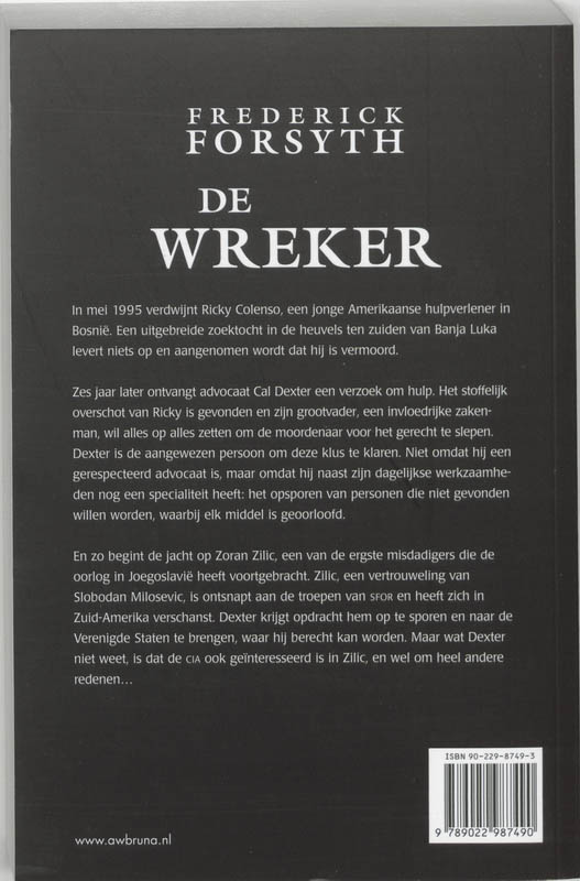Achterkant van De wreker