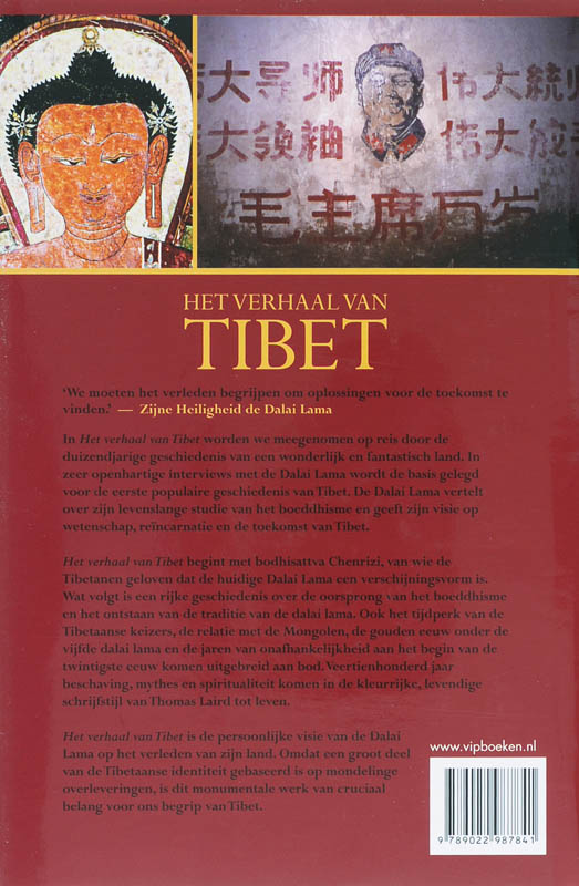 Achterkant van Het verhaal van Tibet